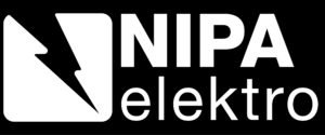 NIPA elektro logo vector - white-white